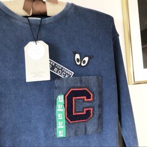 Zara Shirts & Tops - NWT! ZARA GIRLS BLUE PULLOVER. SIZE 7 Zara Shirts & Tops - NWT! ZARA GIRLS BLUE PULLOVER. SIZE 7